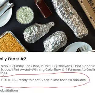 Tammy M Yelper ordered &quot;Heat and Eat&quot; special clearly described. Got angry after not wanting to heat or pay and demands order free on Yelp.