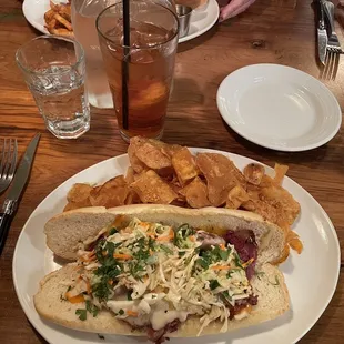 Veal Pastrami Sandwich