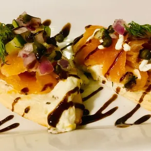 Salmon Bruschetta