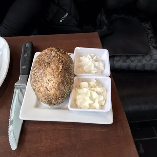 Salt & Pepper Crusted Baked Potato