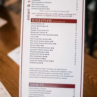 alcohol menu, 9-17-2023