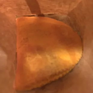 Beef Patty. The crust is soooo soft and fresh. Love it !!