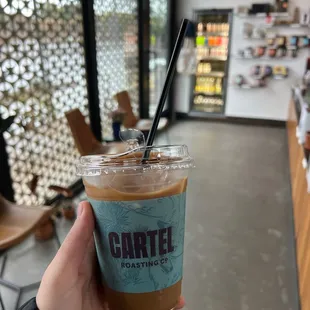 Iced dirty chai