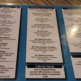 Menu Taken 02.15.25