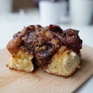 Maple bacon cinnamon roll