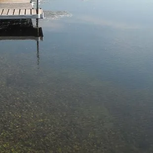 Carter Lake boat dock.