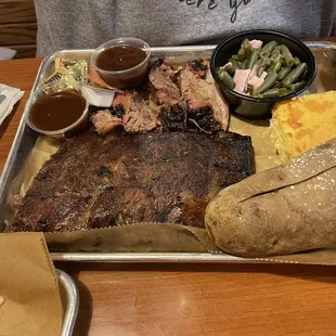 Ribs &amp; Brisket Platter