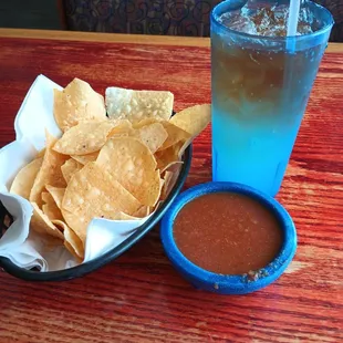 Complimentary chips and salsa!