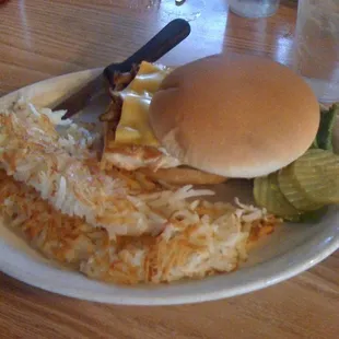 Boston chicken sandwich.