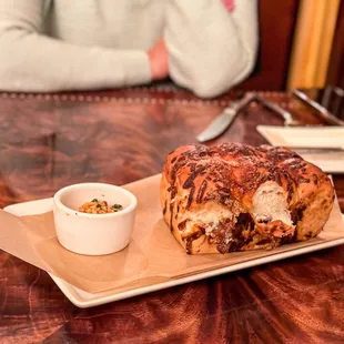 Warm Cheddar Parker House Rolls