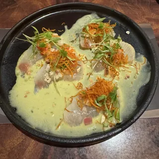 Peruvian Sashimi of Hiramasa Yellowtail*