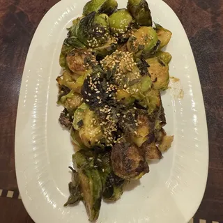 Blistered Brussels Sprouts