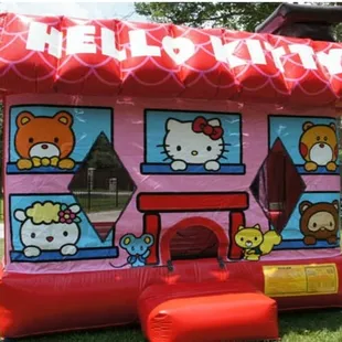 Hello kitty bounce house