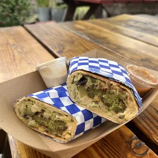 Falafel wrap