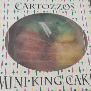a cake in a box