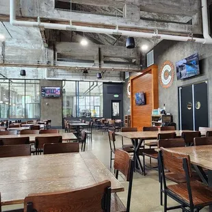 More seating areas