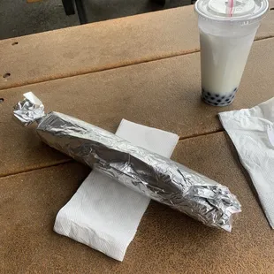 Shawarma wrapped to go