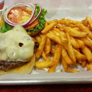 Mushroom Swiss Burger