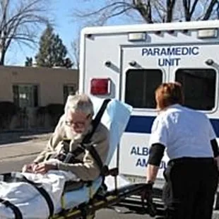 Albuquerque Ambulance rescues clients from Albuquerque crash