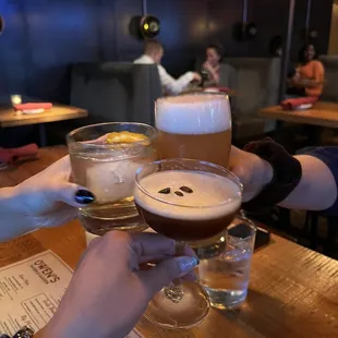 Espresso martini, old fashioned, ipa