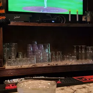 a shot of a baseball game