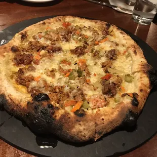 Rick 's Spicy Sausage Pizza