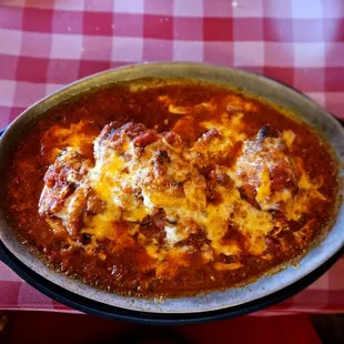Stuffed shells and chicken parmesean