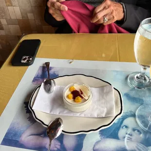 Panna cotta tops off the perfect meal.