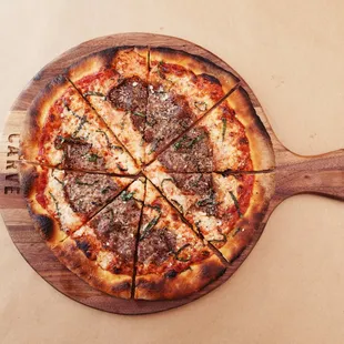 pizza, food