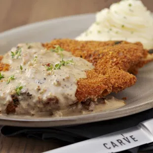 Long Bone Chicken-Fried Pork Chop - Cowboy-Style