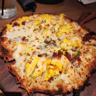 Hashbrown Breakfast Pizza GF
