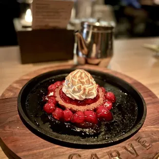 Flaming Cherries Jubilee Pie