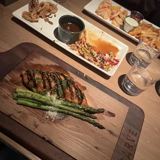 Cedar Plank Fired Redfish*
