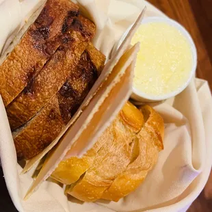 complimentary bread basket