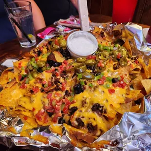 Medium order of delicious nachos