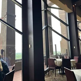 Dining overlooking tulsa