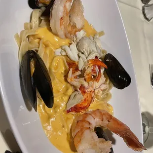 Seafood pasta