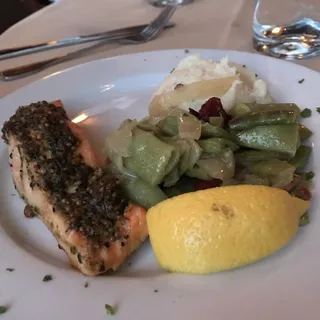 Basil Mustard Salmon