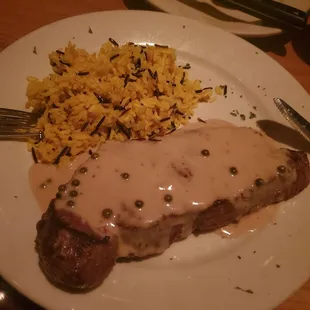 Whiskey Peppercorn NY Strip