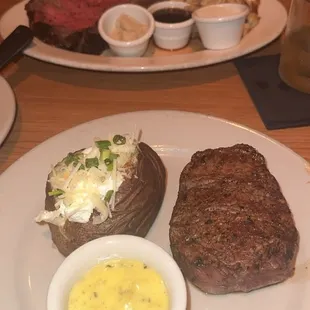 Filet Mignon and prime rib