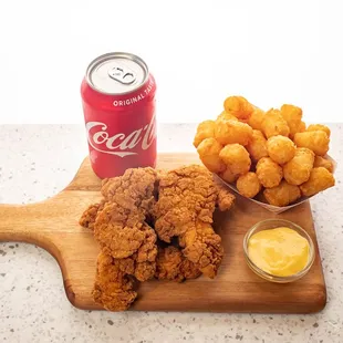 Chicken Tenders with Tots
