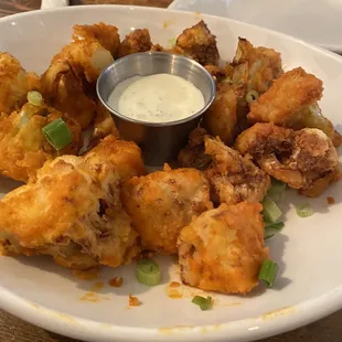 Buffalo Cauliflower Bites