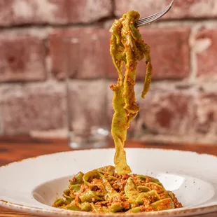 Fettuccini Verdi alla Bolognese