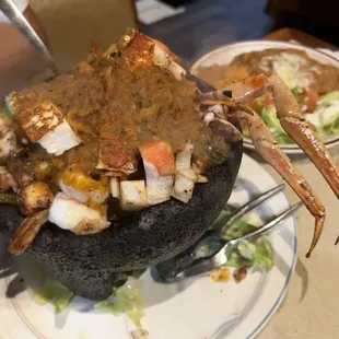 Seafood Molcajete