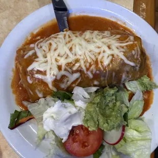 Wet Carne Asada Burrito