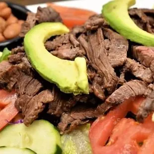 steak, food