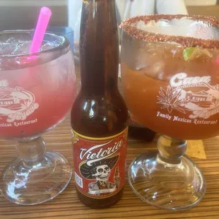 Margarita and michelada