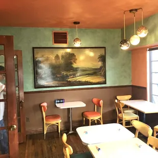 Upstairs dining area