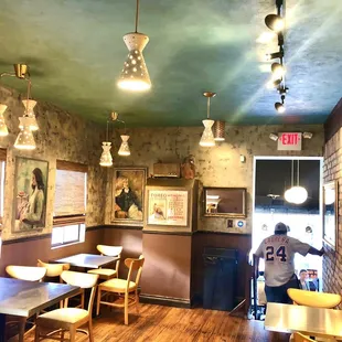 Dining area next to ours. The bottom is where you can order your carry out items