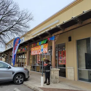 Front of the restaurant